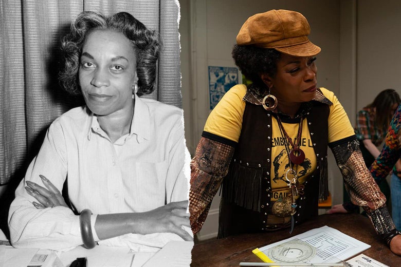 Florynce Kennedy, and Lorraine Toussaint as Florynce Kennedy in The Glorias.