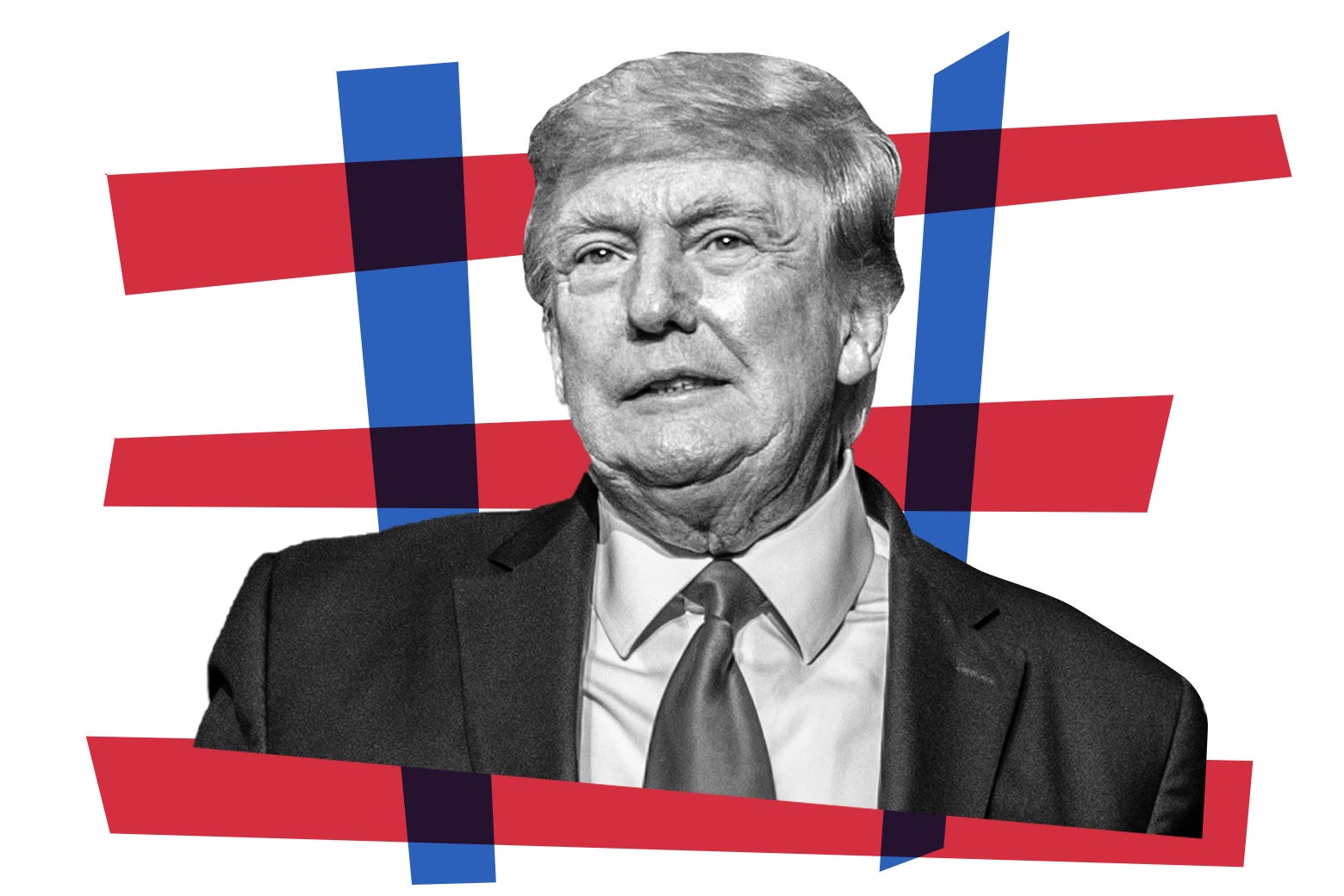 Donald Trump grimacing