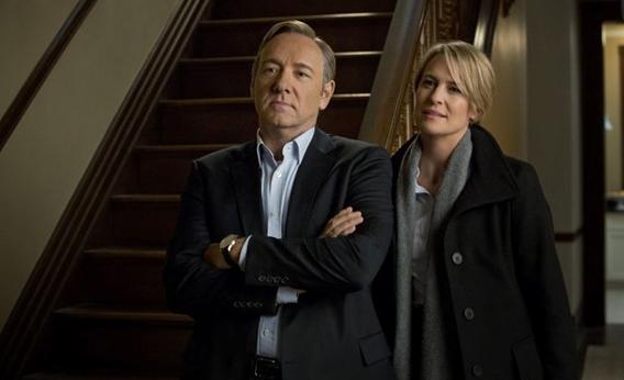 Frank (Spacey) and Claire (Wright) Underwood