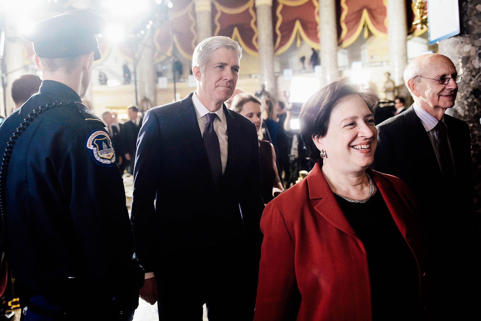 Neil Gorsuch walking into the Capitol