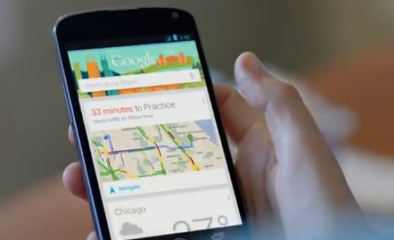 Google Now - Nexus 4 ad