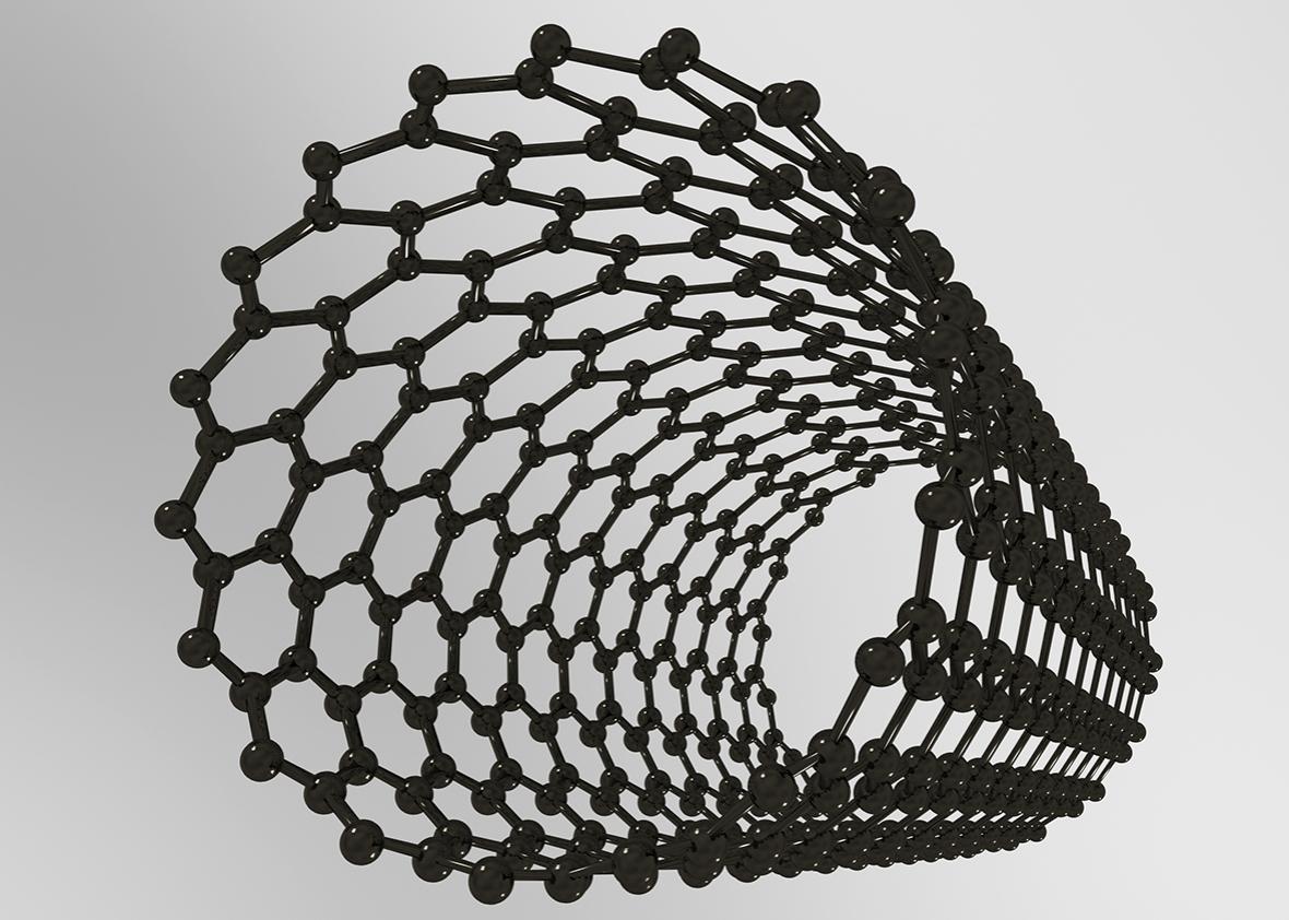 Carbon Nanotube 3D model. 
