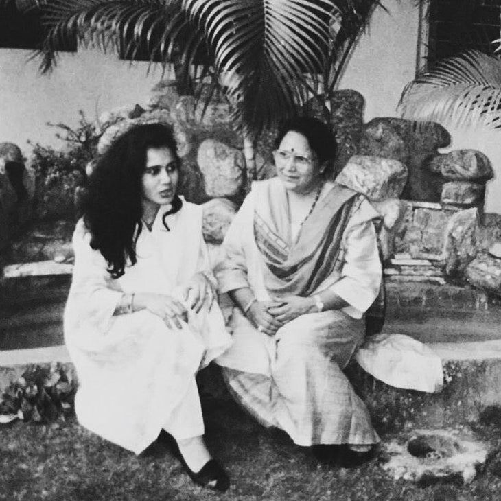 Author's mom and grandmother.