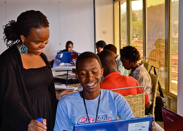 Kepler students in Rwanda