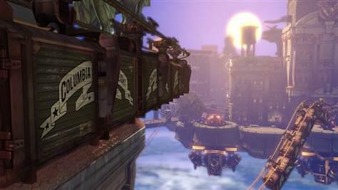 Floating city in Bioshock: Infinite