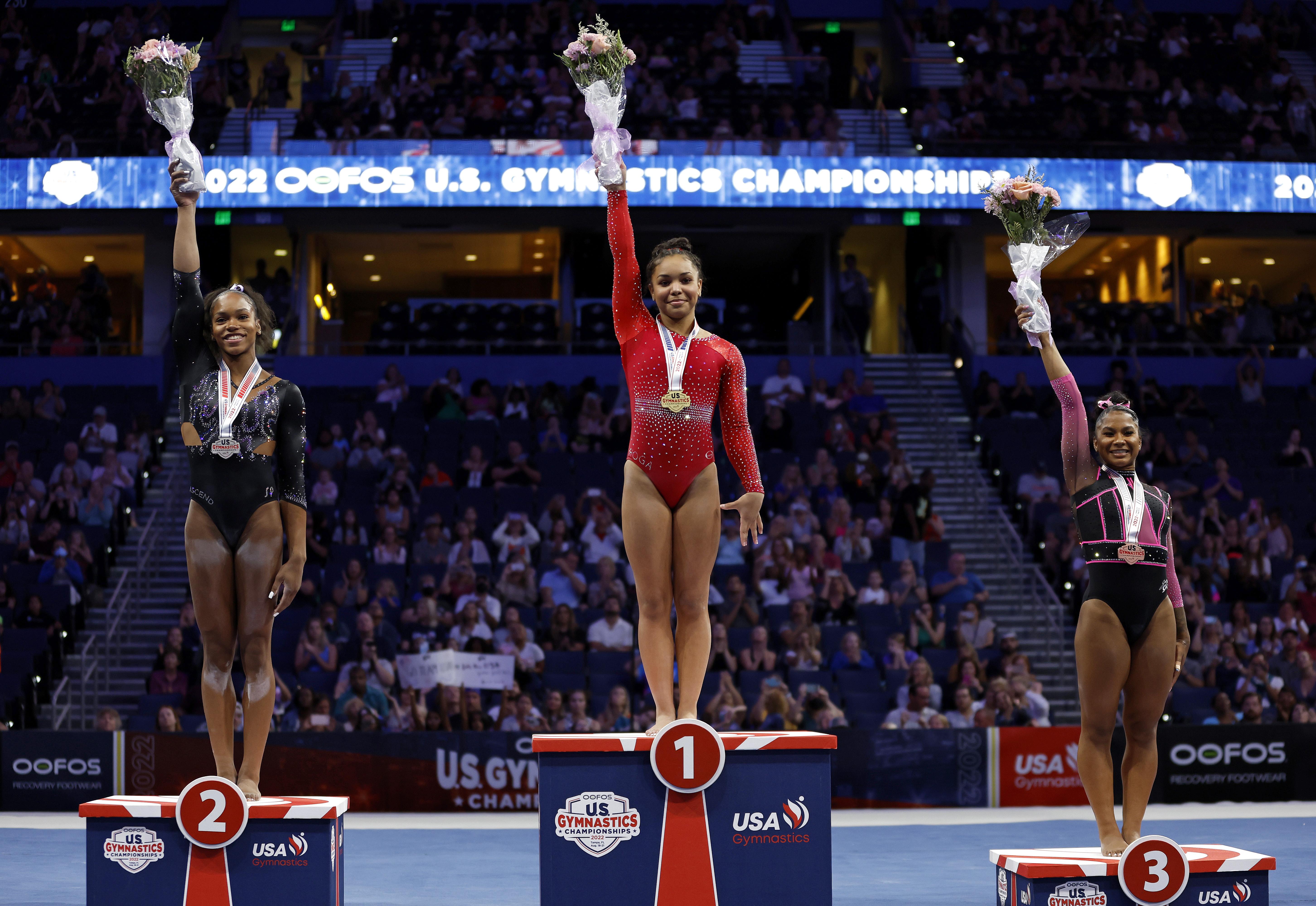 At The U.S. Gymnastics Championships, Konnor McClain And Shilese Jones ...