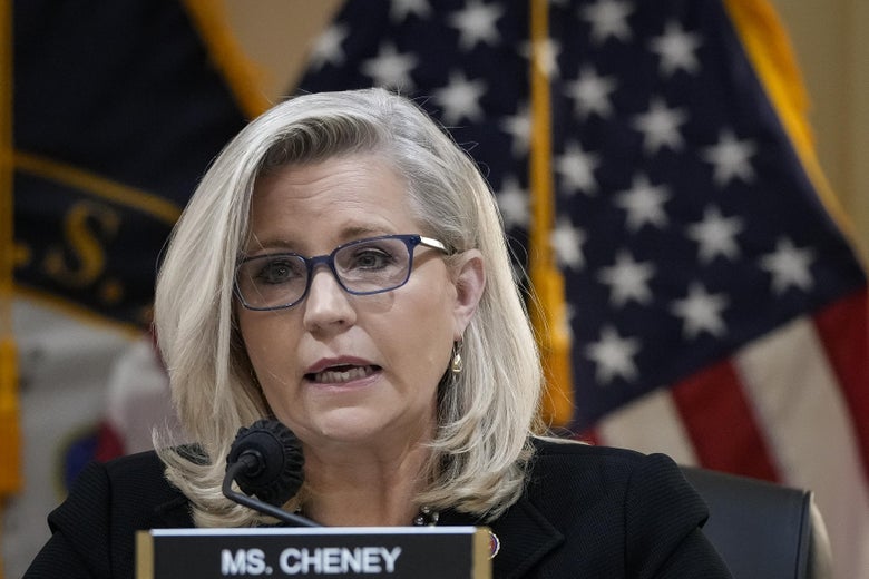 Rep. Liz Cheney (R-WY), vice-chair of the select committee investigating the January 6 attack on the Capitol, speaks during a committee meeting on Capitol Hill on December 1, 2021 in Washington, D.C.