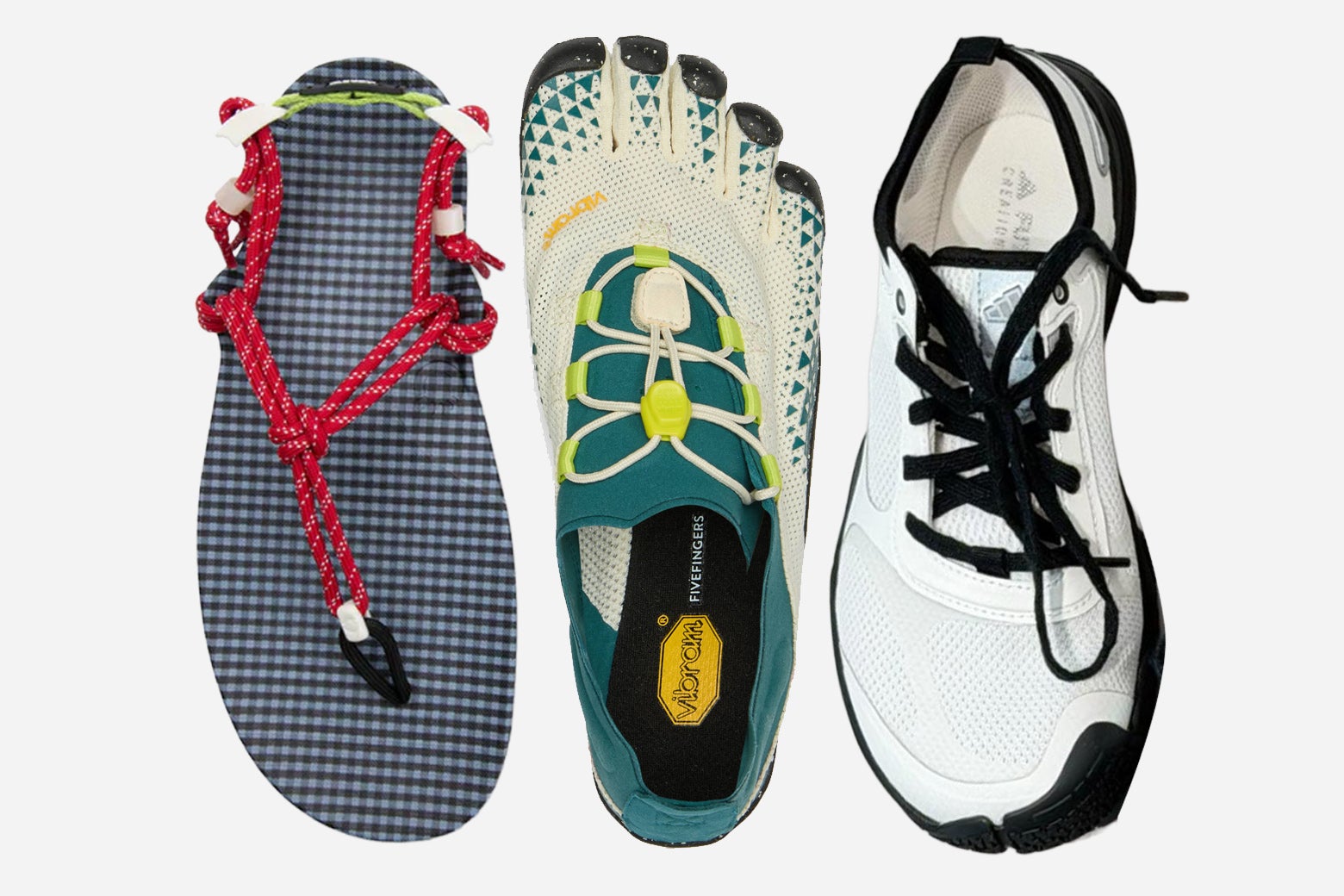 Barefoot shoes.