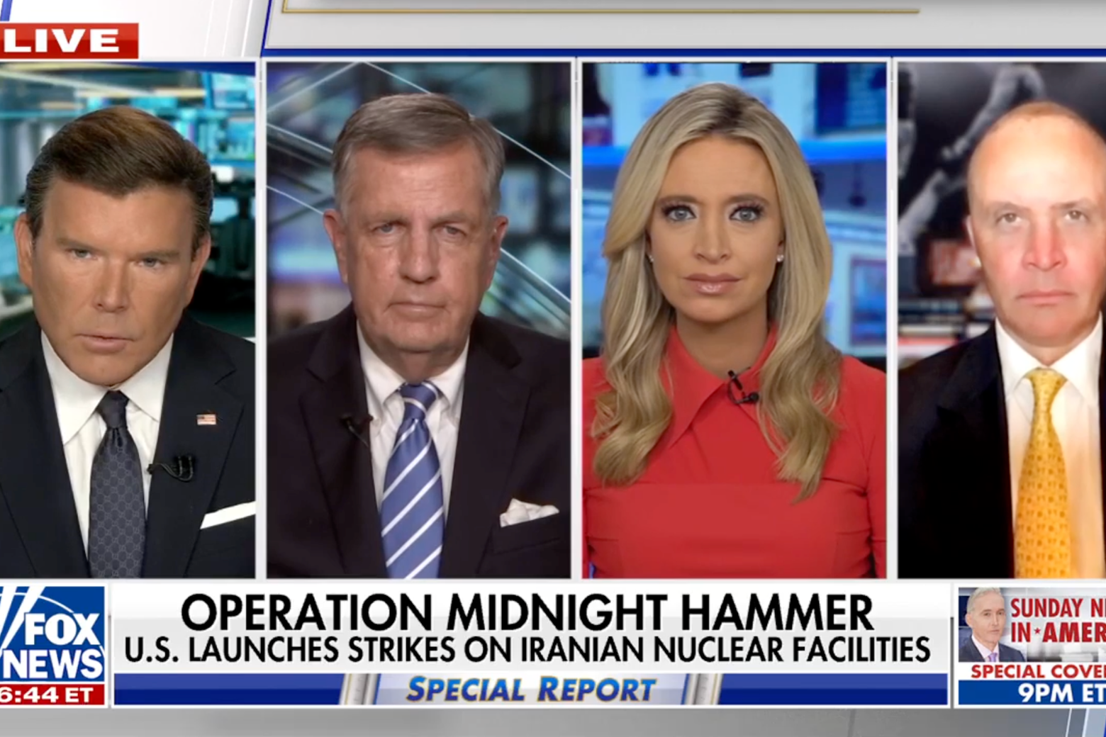 Even by Fox News Standards, the Response to Trump Bombing Iran Was Off-the-Charts Bananas