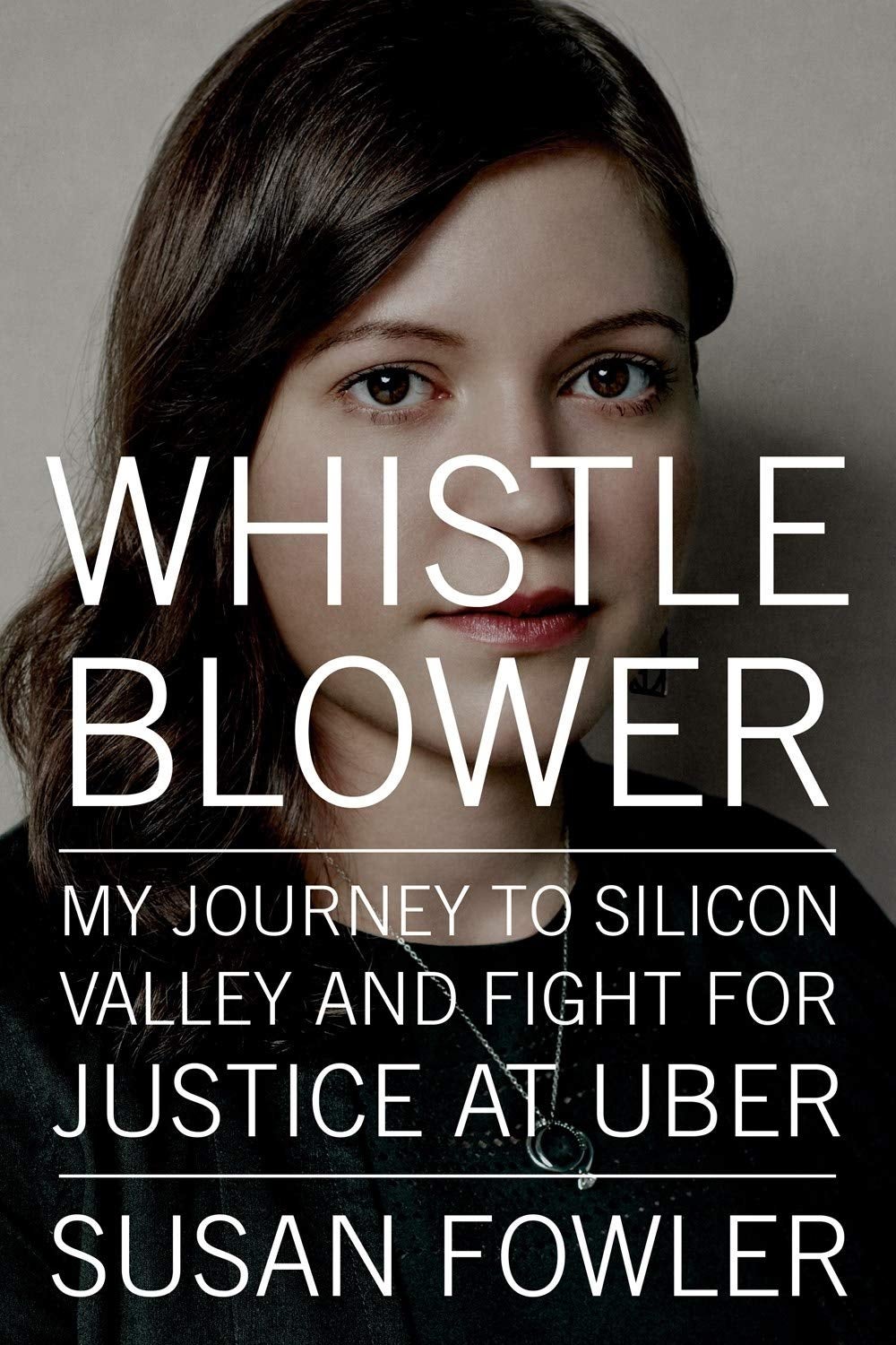 The cover of Whistleblower featuring Susan Fowler