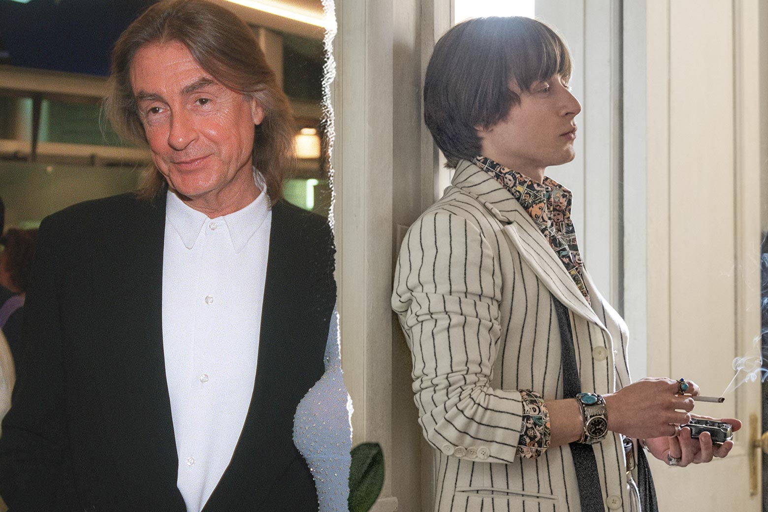 Joel Schumacher and Rory Culkin as Joel Schumacher in the show.