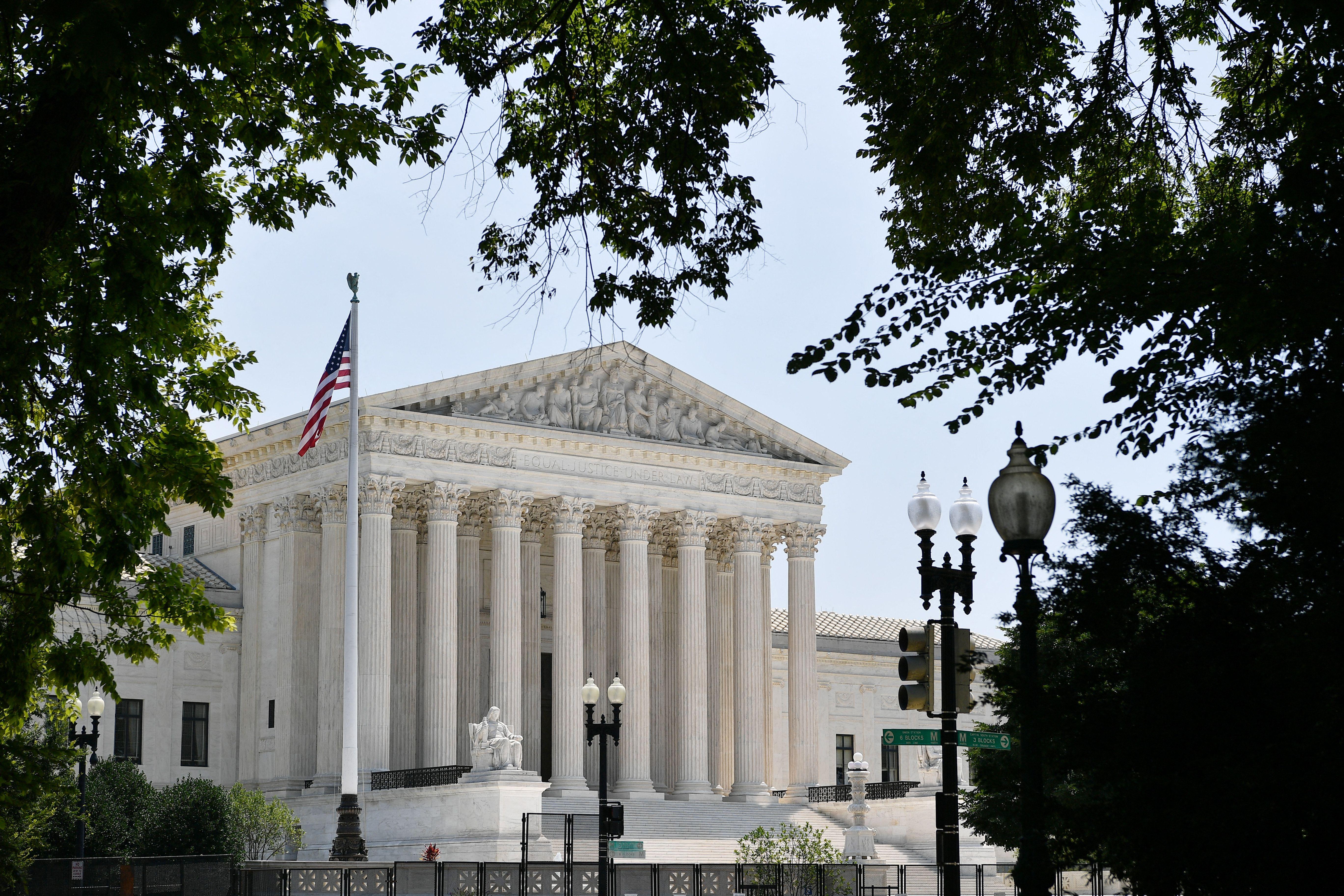 The US Supreme Court is seen in Washington, DC on July 24, 2022. 