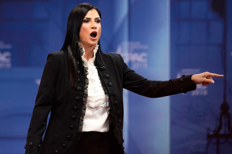 Dana Loesch speaks during the 2018 Conservative Political Action Conference at National Harbor in Oxon Hill, Maryland on Feb. 22.