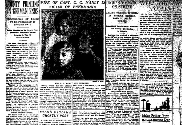 A full page of articles and headlines from an old newspaper, some of which is quoted below.
