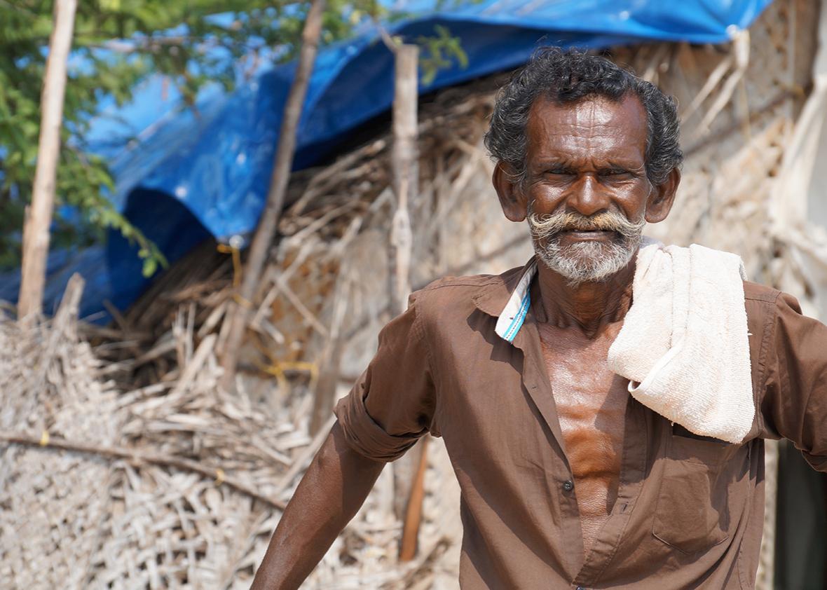 Anthony was born across the Strait in Sri Lanka but has lived in Rameswaram since 1974. Several days a week, he'll leave the harbor at 1pm in his country boat, go nine miles out to sea, stopping just short of the international boundary, and return the following morning.