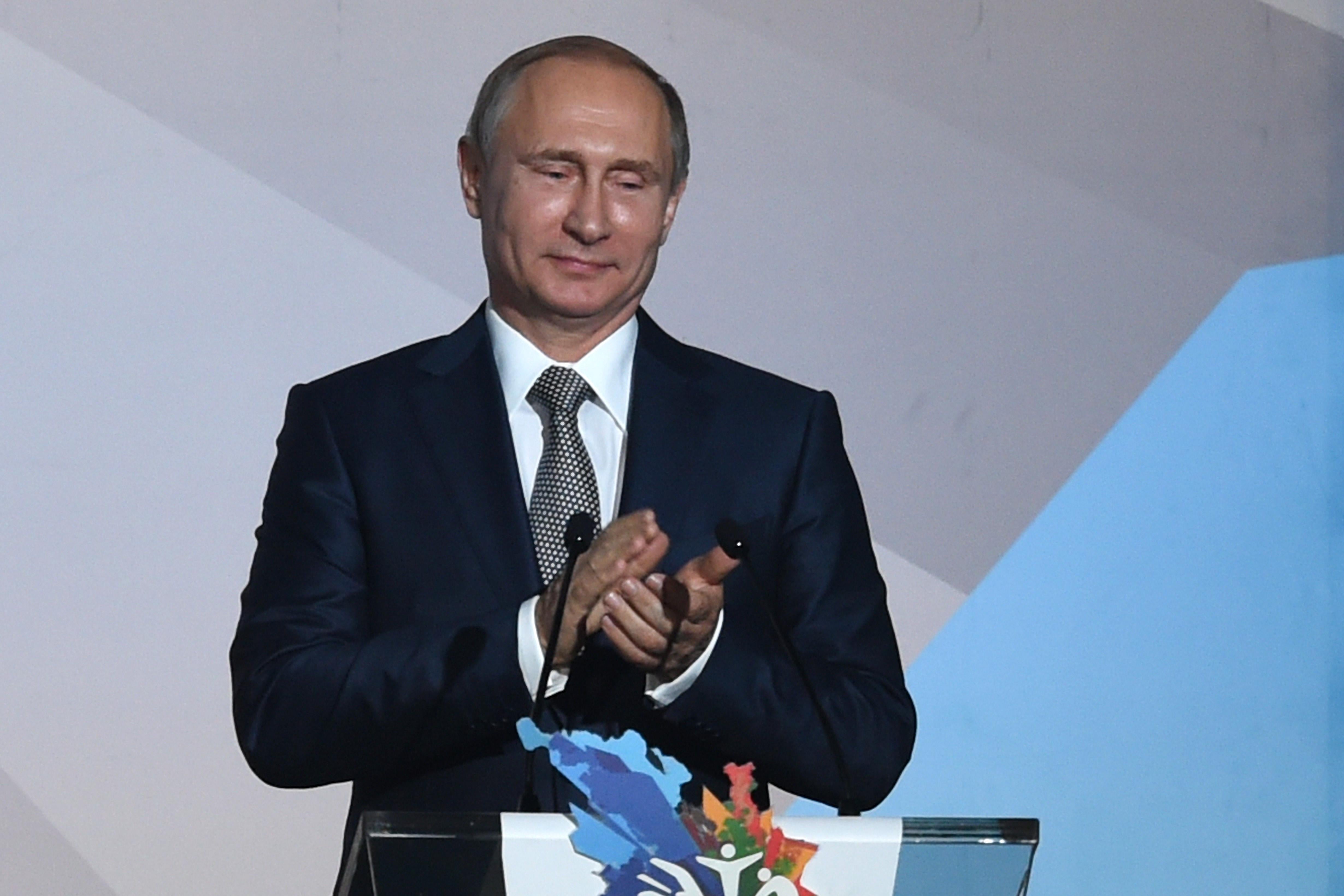 Russian President Vladimir Putin on July 24, 2015 in Kazan, Russia. 