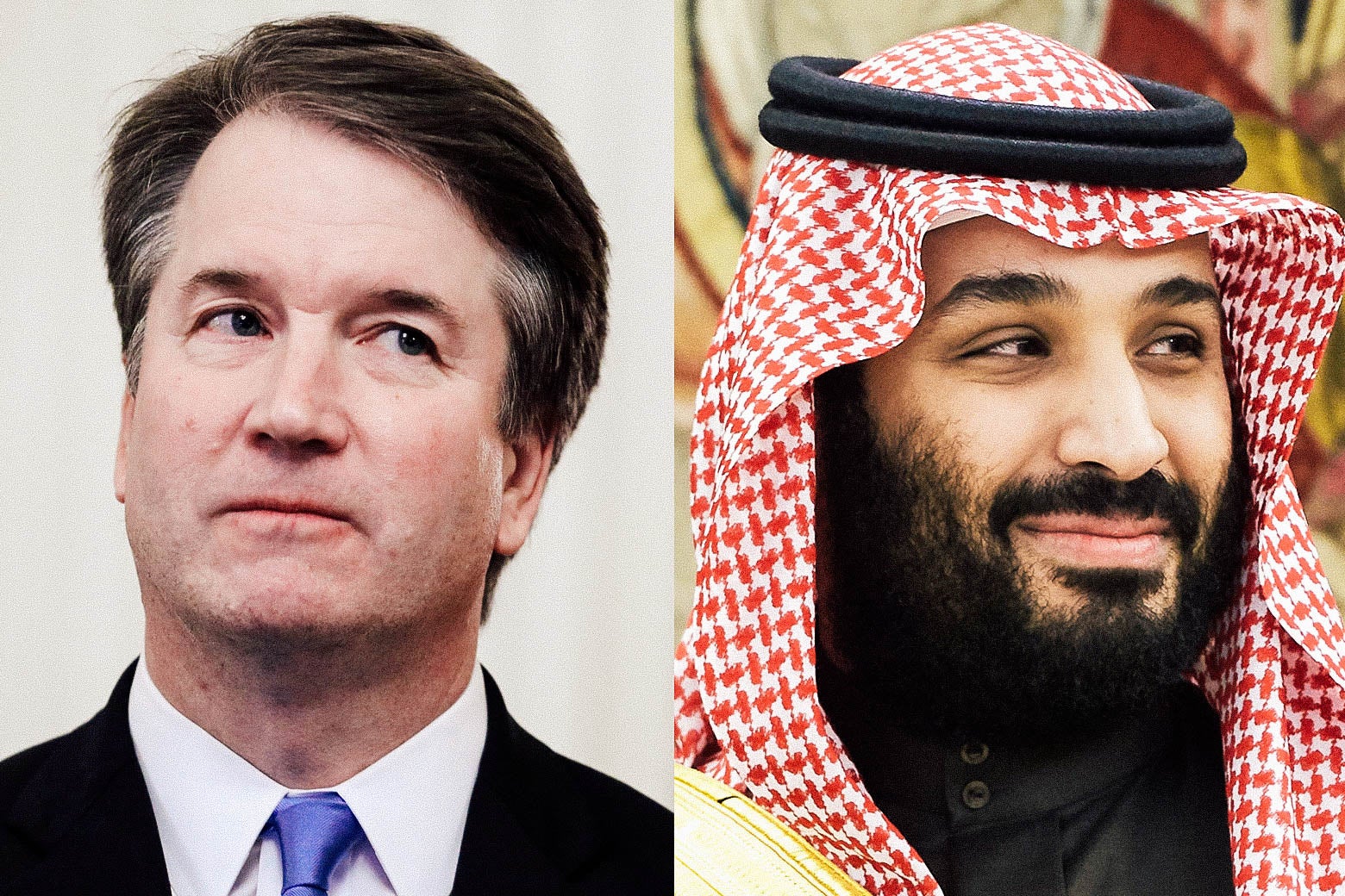 Brett Kavanaugh, Mohammad Bin Salman.