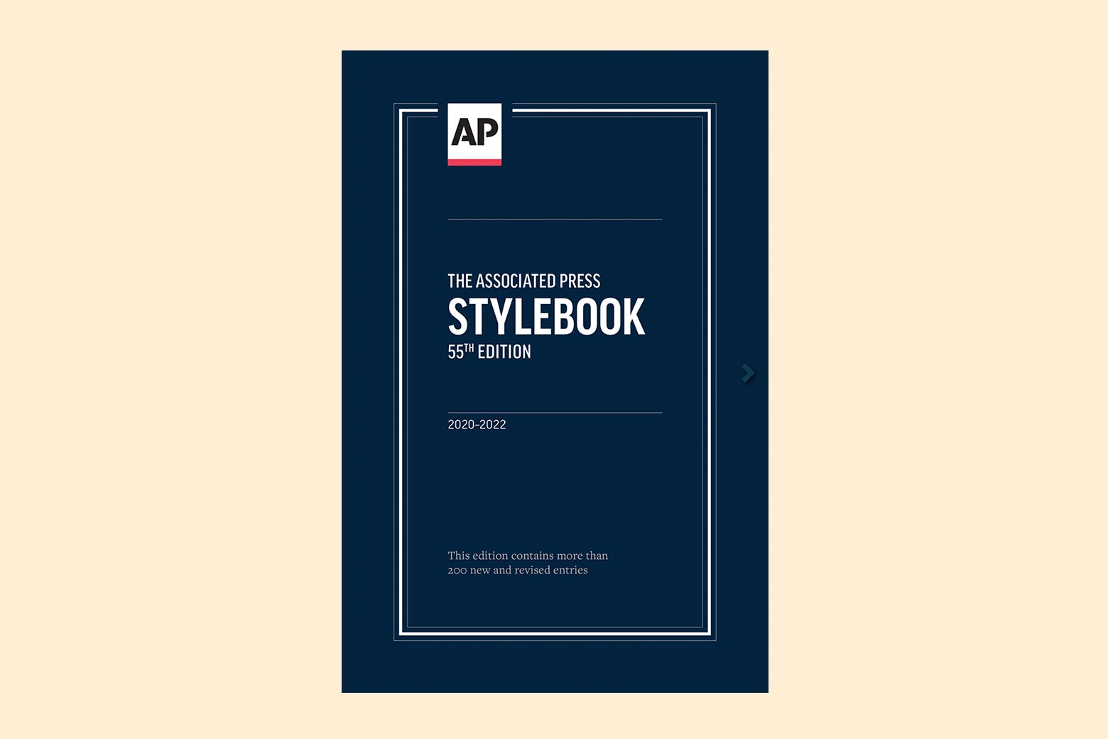 The cover of the Associated Press' new Stylebook