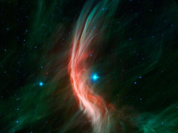 Spitzer picture of Zeta Oph