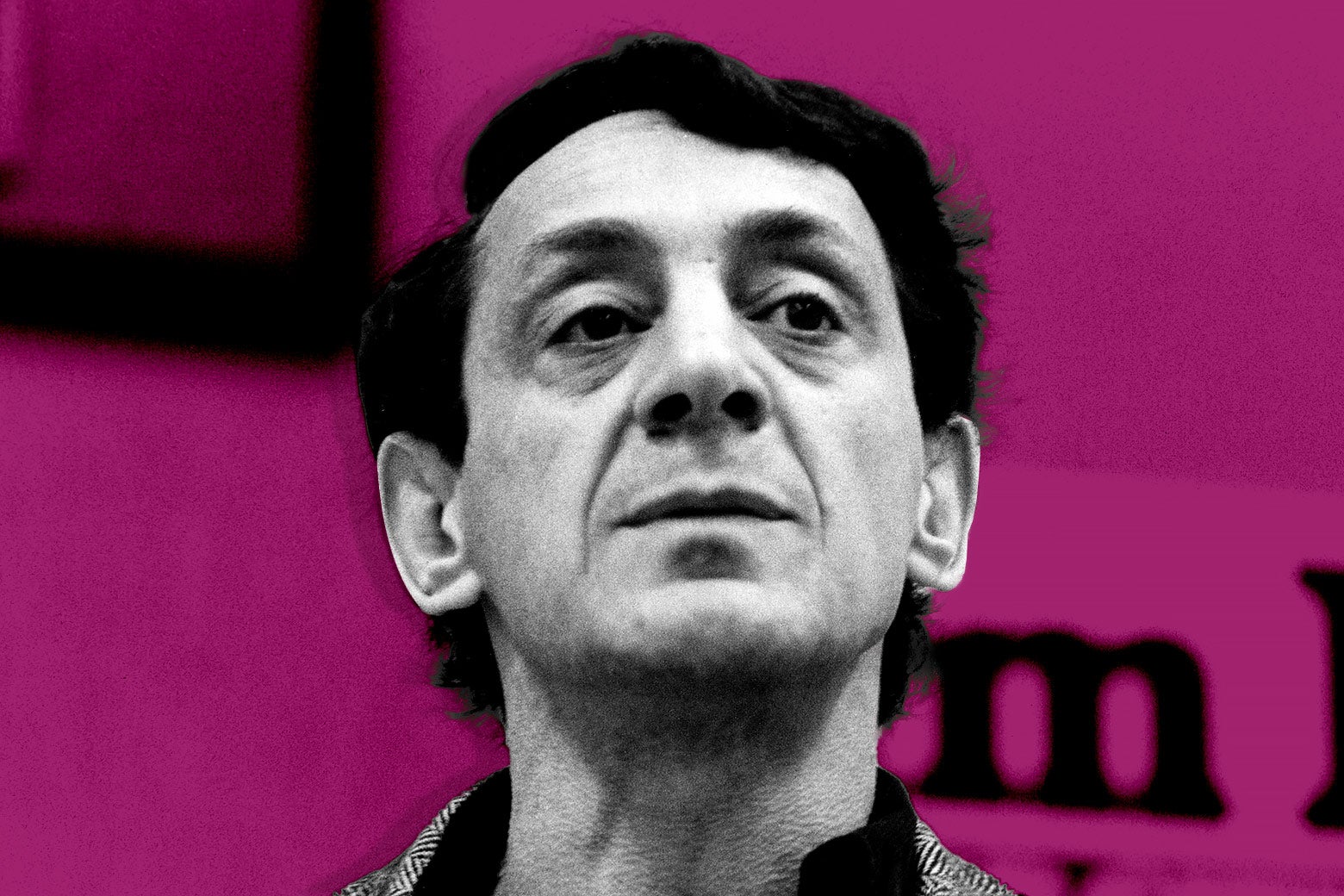 Close-up of American politician and gay rights activist Harvey Milk.