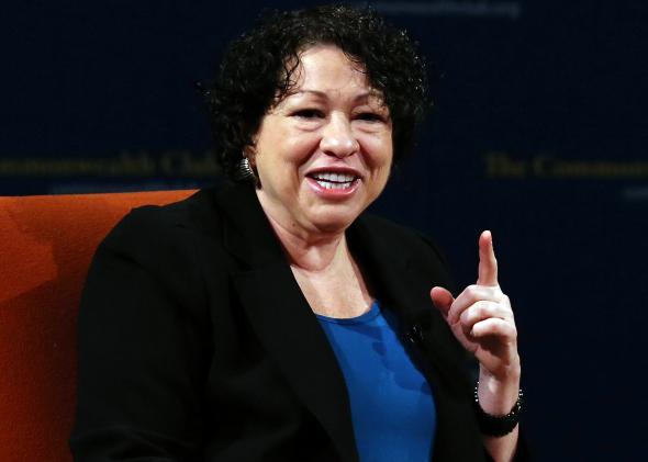Justice Sonia Sotomayor.