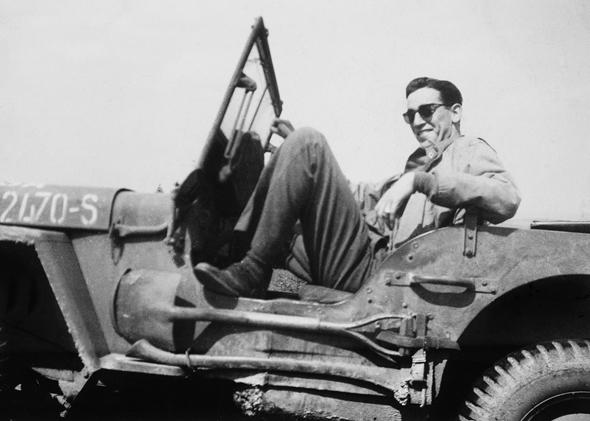 Salinger during the liberation of Paris in 1944