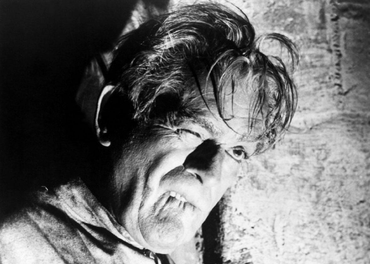 Boris Karloff in The Haunted Strangler.