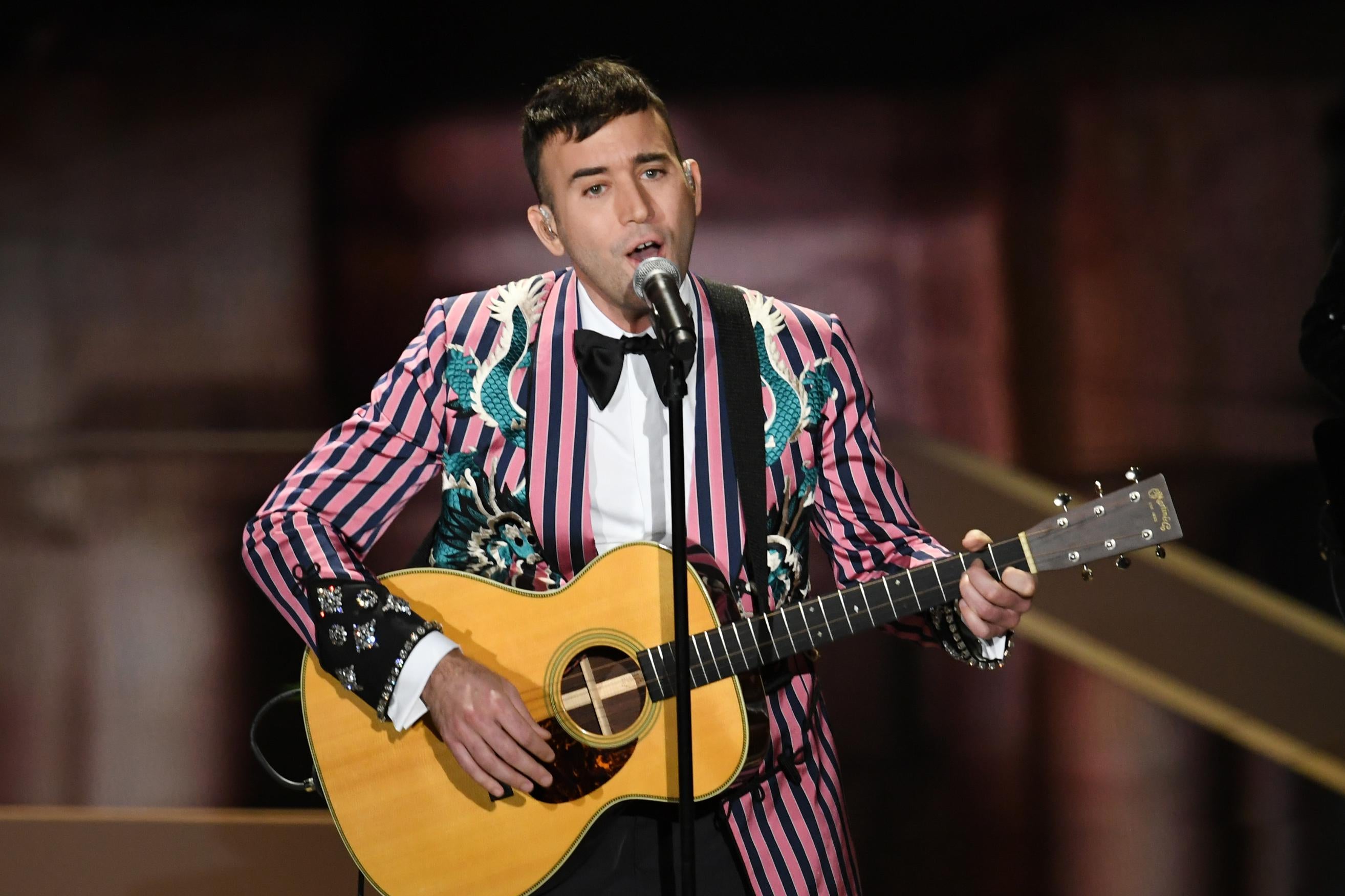 Sufjan Stevens wears the same jacket as Gucci Mane.