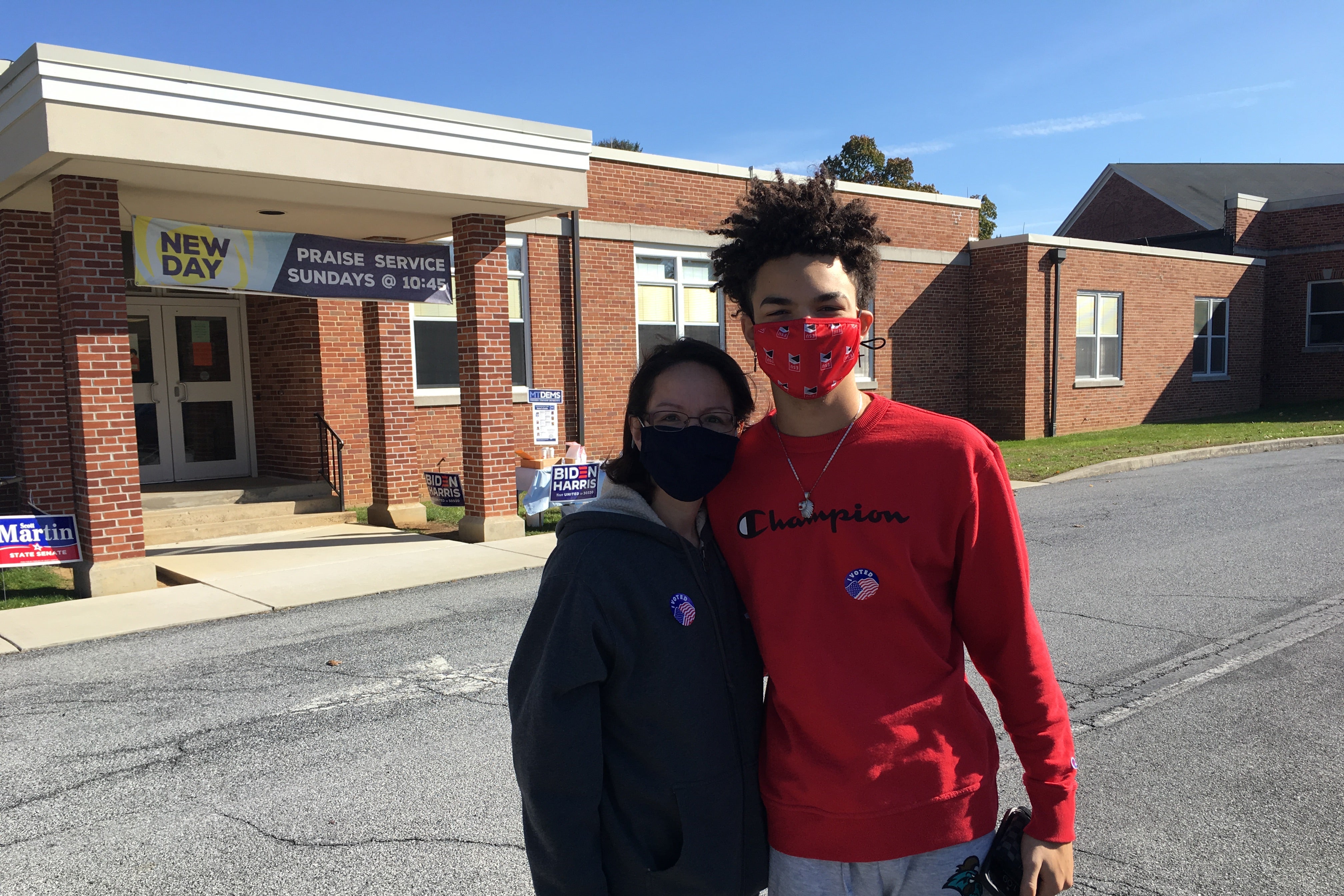 Donna Depasquale and her son David Robinson