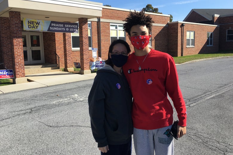 Donna Depasquale and her son David Robinson