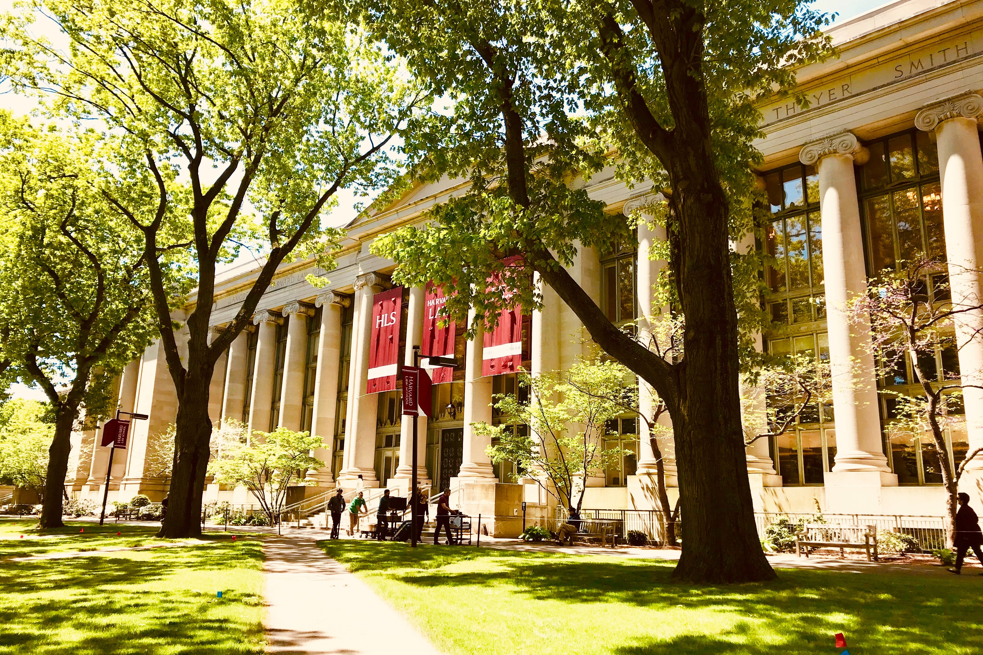 A Harvard Law School building.