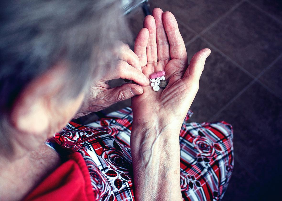 elderly woman social security.