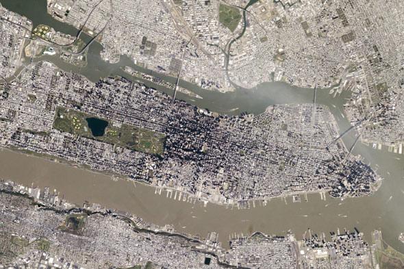 NYC from space