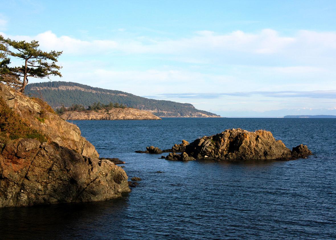 Southeastern end of South Pender Island, southern British Columb