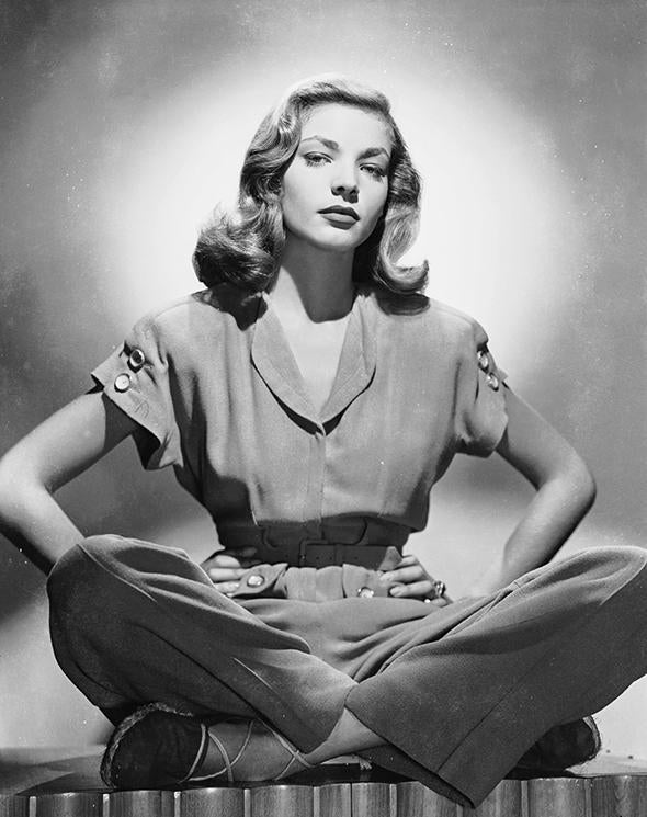 Lauren Bacall, c1945.