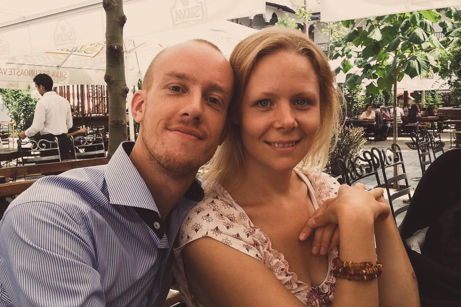 Kesia Lyng and her husband David.