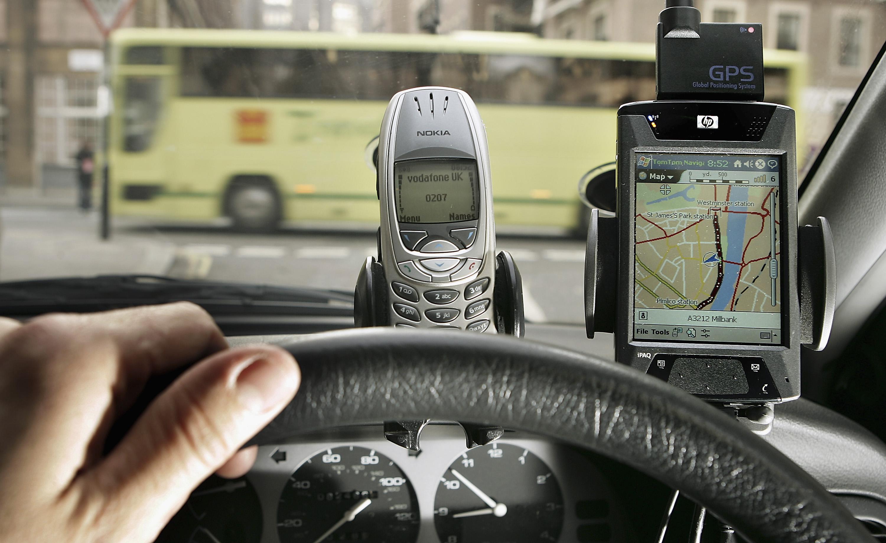 In car navigation and telephone dashboard mounted devices.