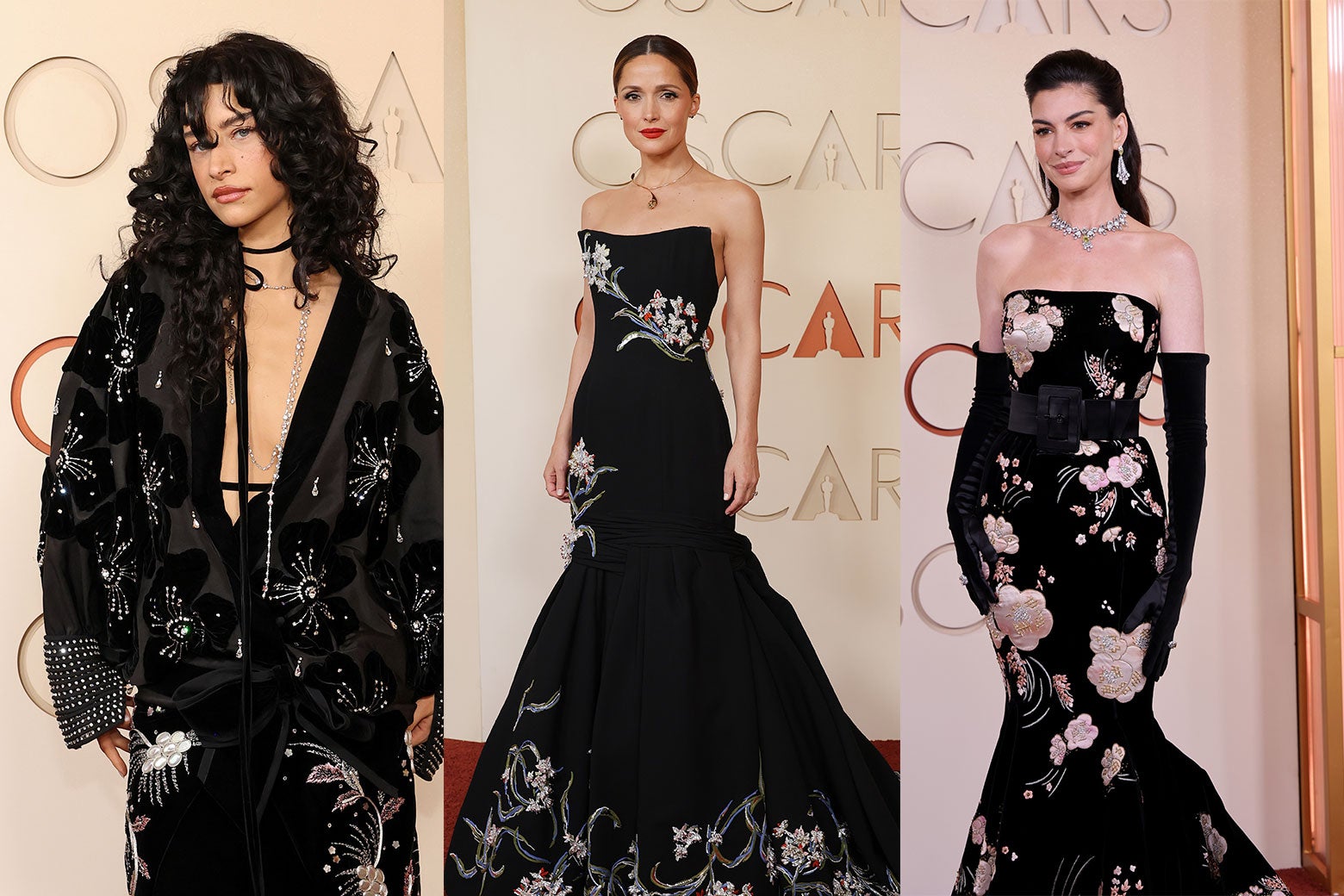 Odessa A'zion, Rose Byrne, and Anne Hathaway Oscars 2026