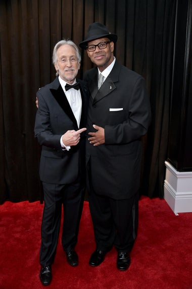 President and CEO of The Recording Academy Neil Portnow and Jimmy Jam attend the 61st Annual GRAMMY Awards at Staples Center on February 10, 2019 in Los Angeles, California. (Photo by Neilson Barnard/Getty Images for The Recording Academy)
