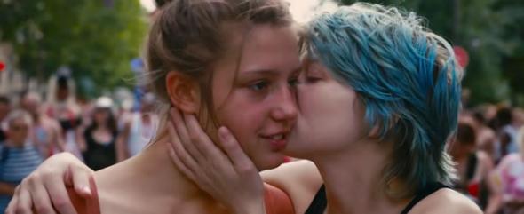 Adèle Exarchopoulos and Léa Seydoux in Blue Is the Warmest Color 