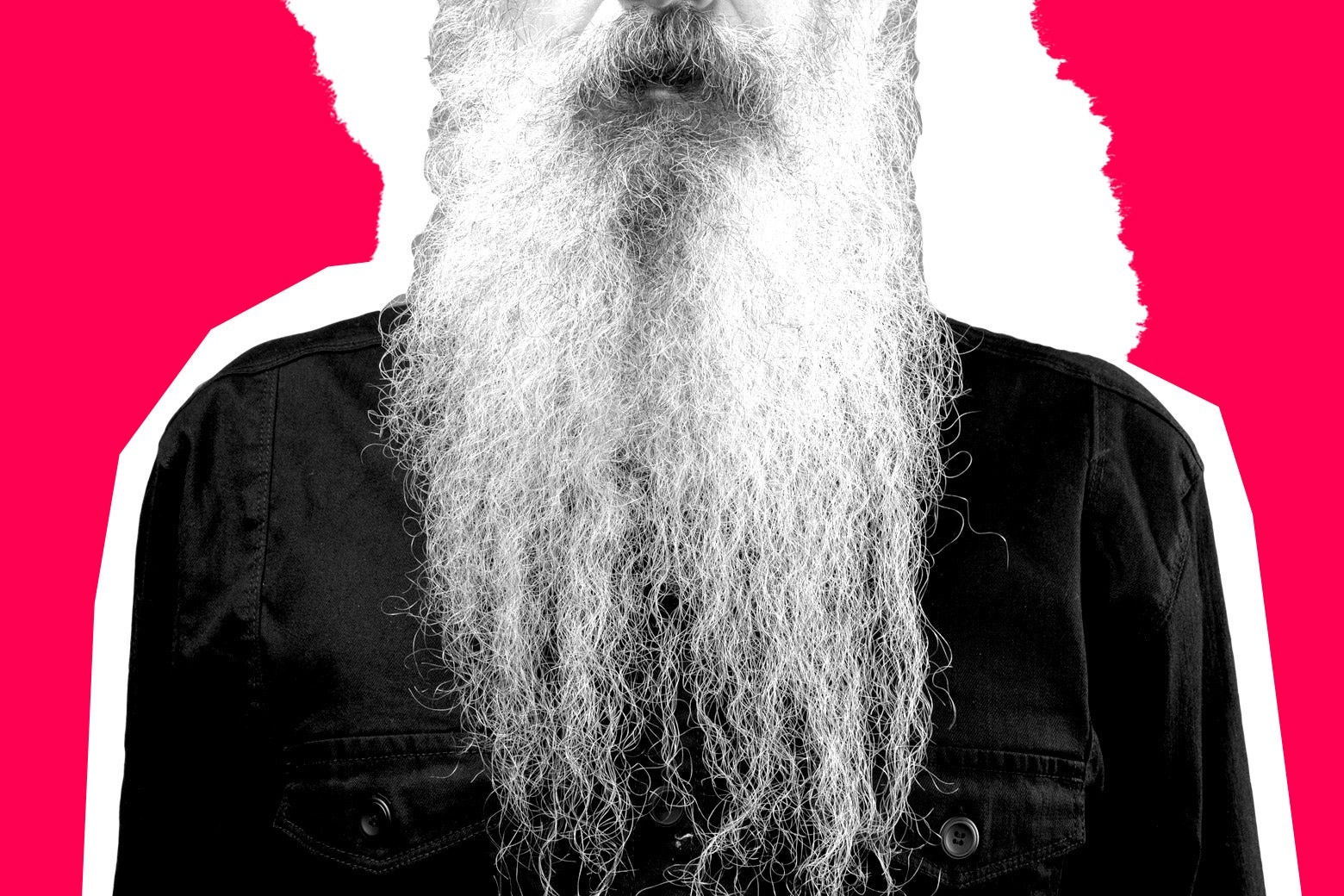 A man with a long, bushy beard.