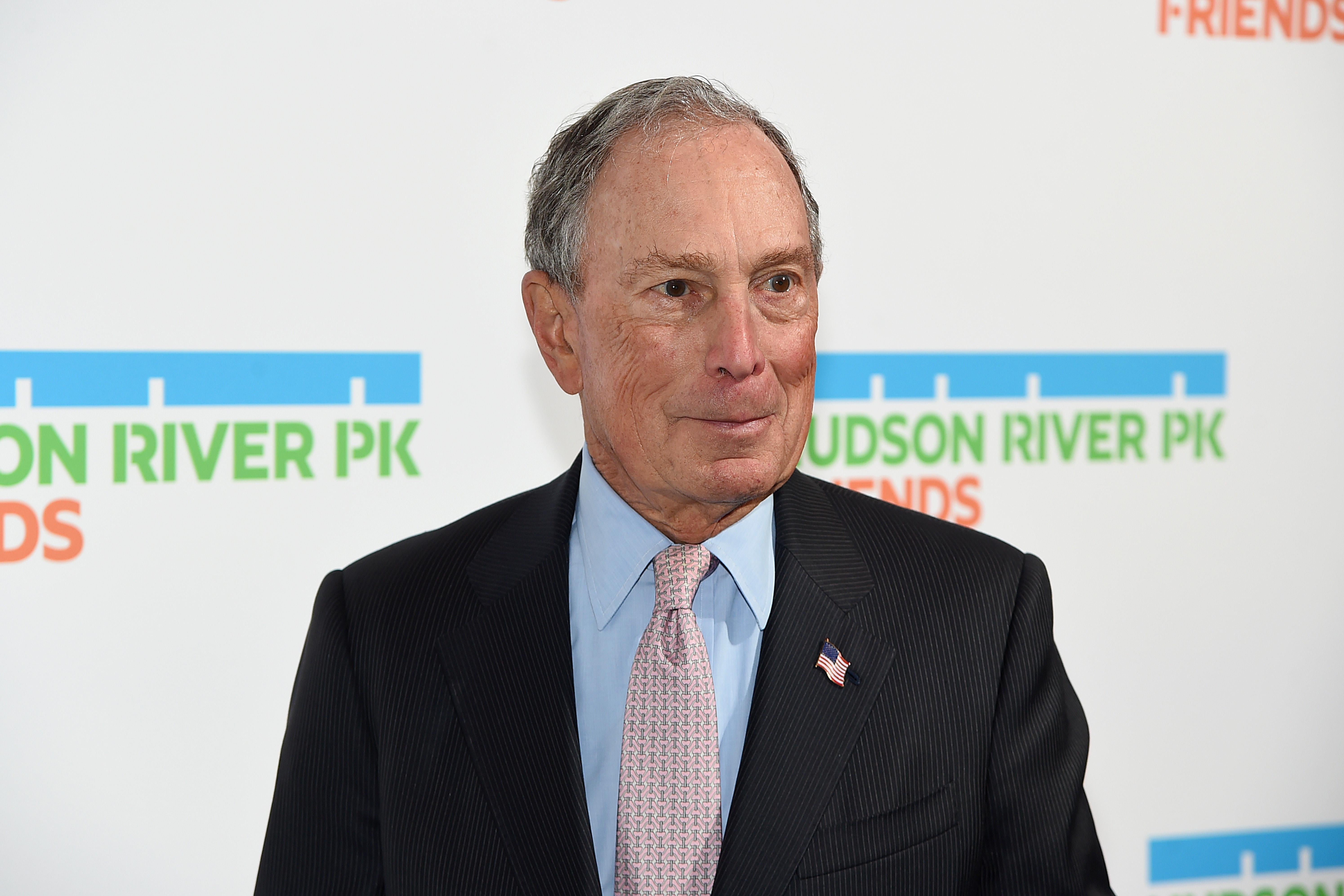 Michael Bloomberg attends the Hudson River Park Annual Gala at Cipriani South Street on October 17, 2019 in New York City.