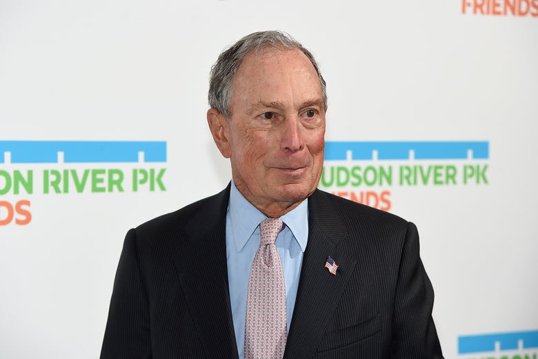 Michael Bloomberg attends the Hudson River Park Annual Gala at Cipriani South Street on October 17, 2019 in New York City.