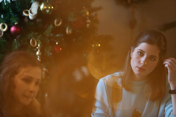 Nadezhda Tolokonnikova (R) and Maria Alekhina are seen in a restaurant in Siberian town of Krasnoyarsk just in couple of hours after their meeting in local airport.