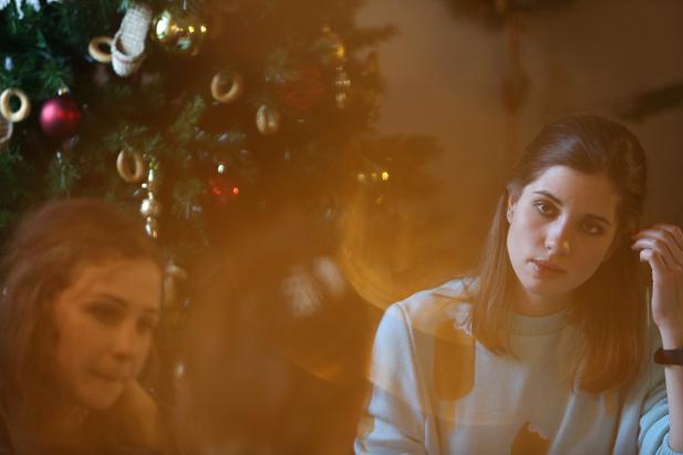 Nadezhda Tolokonnikova (R) and Maria Alekhina are seen in a restaurant in Siberian town of Krasnoyarsk just in couple of hours after their meeting in local airport. 