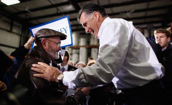 Mitt Romney in Iowa.