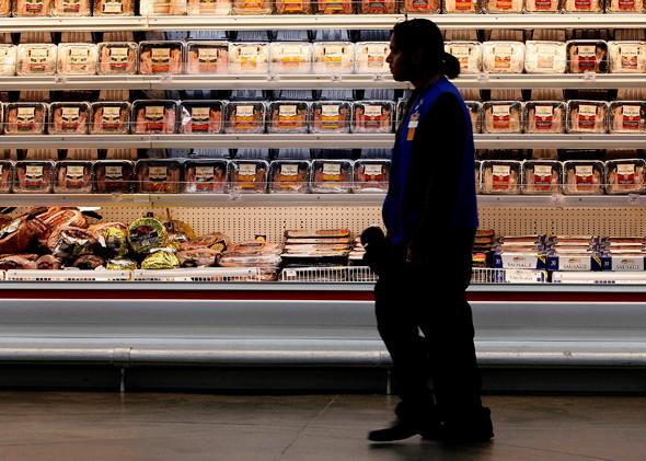 A Walmart employee in a store