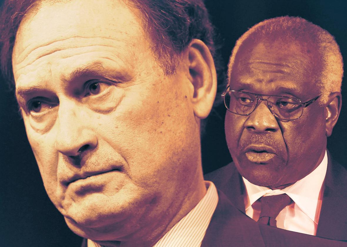 Samuel Alito, Clarence Thomas.