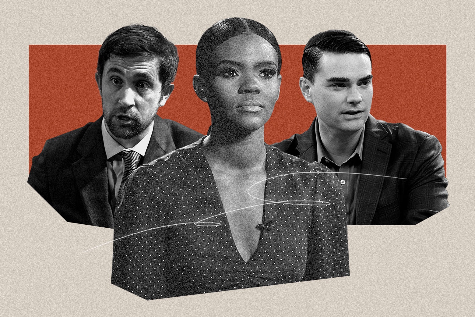 Christopher Rufo, Candace Owens, and Ben Shapiro.