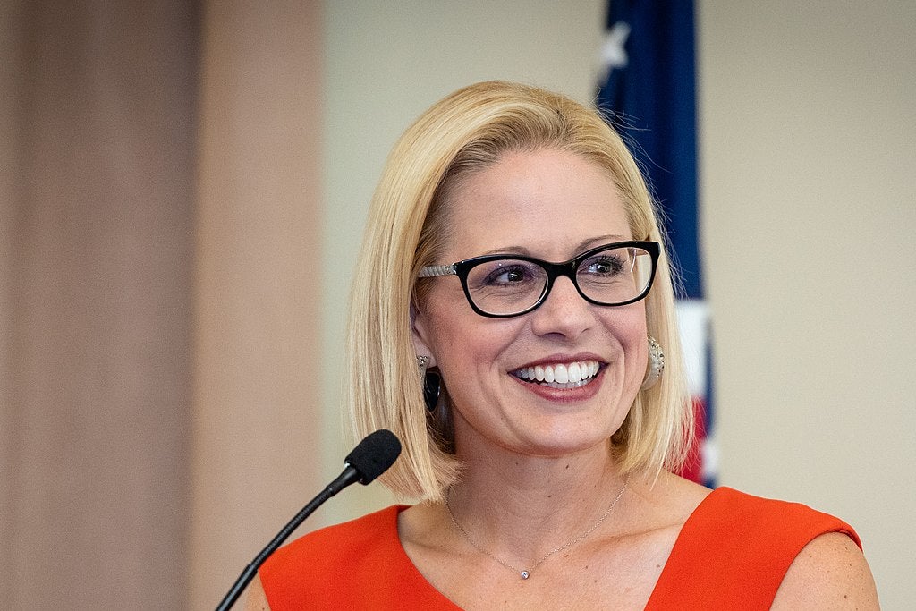 Democrat Rep. Kyrsten Sinema seen here in a photo handout from the U.S. U.S. House of Representatives.